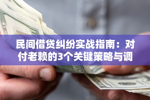 北京民间借贷纠纷实战指南：对付老赖的3个关键策略与调解盲区解析