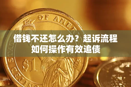 北京借钱不还怎么办？起诉流程如何操作有效追债