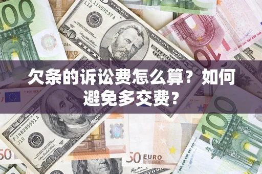 北京欠条的诉讼费怎么算？如何避免多交费？